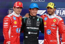 Charles Leclerc, Andrea Kimi Antonelli, Lewis Hamilton